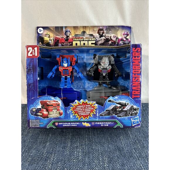 NEW Transformers One Optimus Prime vs. Megatron Action Figure Set 2 In 1 Box - Picture 2 of 13